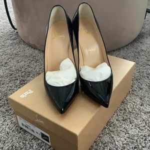 Christian Louboutin Pigalle Follies - Black Patent Leather